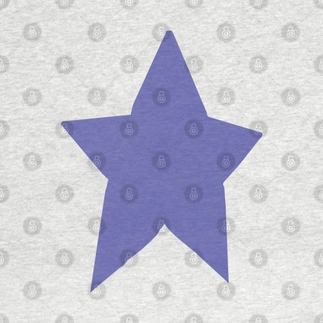 Very Peri Periwinkle Blue Star Color of the Year 2022 by ellenhenryart